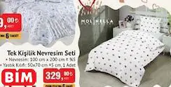 MOLİNELLA TEK KİŞİLİK NEVRESİM SETİ